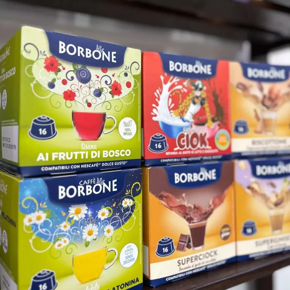Capsule e tisane Borbone